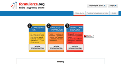 Desktop Screenshot of formularze.org