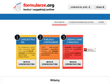 Tablet Screenshot of formularze.org